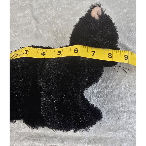 Ganz Webkinz Black Cat Plush Stuffed Animal 9" Soft Toy Kitty Collectible - Picture 7 of 9